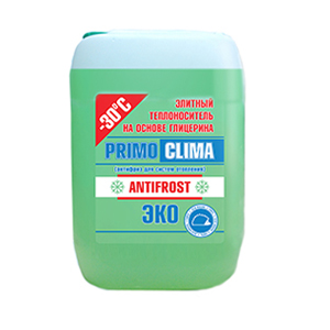 Теплоноситель Primoclima Antifrost (Глицерин) -30C ECO 20 кг
